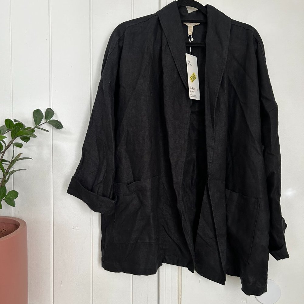 Eileen Fisher Linen Kimono Jacket